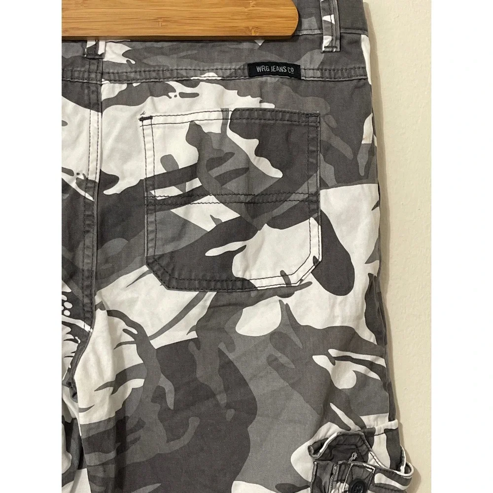 Wrangler Jeans Co Cargo Shorts Camo Casual Summer Utility Grunge Boys 14 Husky‎
